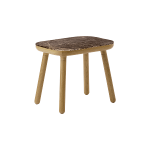 Umage Paff Sidebord Høj Eg/Emperador