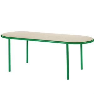 Valerie Objects Wooden Spisebord Oval Grøn/Birketræ