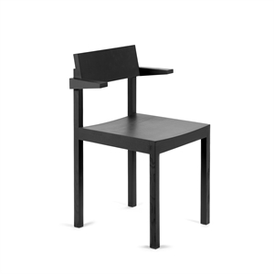 Valerie Objects Silent Spisebordsstol med Armlæn Coal