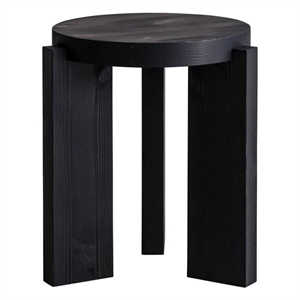 Vaarnii 001 Skammel Sort Fyrretræ