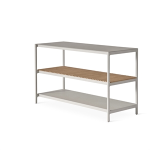 Vipp 741 Open-Air Køkkenmodul Stor Aluminium/Teak