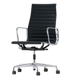 Vitra Aluminium EA 119 Kontorstol med Swivel, Armlæn og Vippe Mekanisme