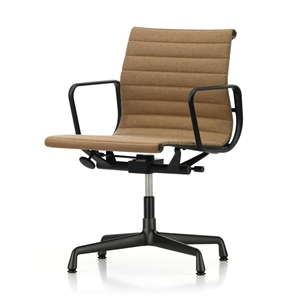 Vitra Aluminium EA 132 Kontorstol Med Swivel & Armlæn Papyrus