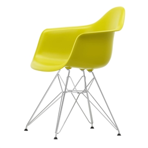 Vitra Eames Plastic RE DAR Spisebordsstol Sennep/Krom