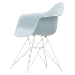 Vitra Eames Plastic RE DAR Spisebordsstol Ice Grey/Hvid