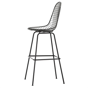 Vitra Eames Wire Barstol Høj Sort