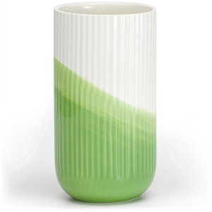 Vitra Herringbone Ribbed Vase Grøn