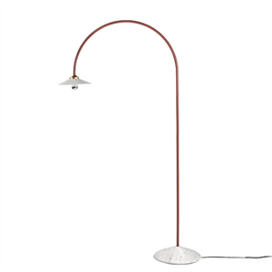 Valerie Objects Standing Lamp N°2 Gulvlampe Marmor/Menie Red