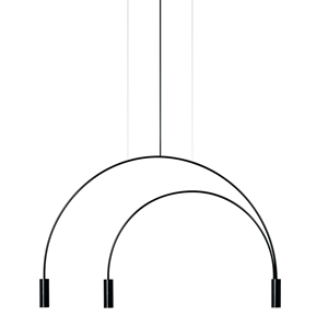 Estiluz Volta Pendel Sort 3 Lyskilder