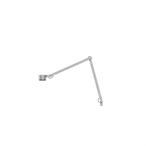 Wästberg W227 Winkel Alu Bordlampe Med Pin Raw Tumbled