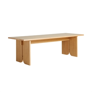Woud Kimono Spisebord 240 Hvidpigmenteret Eg